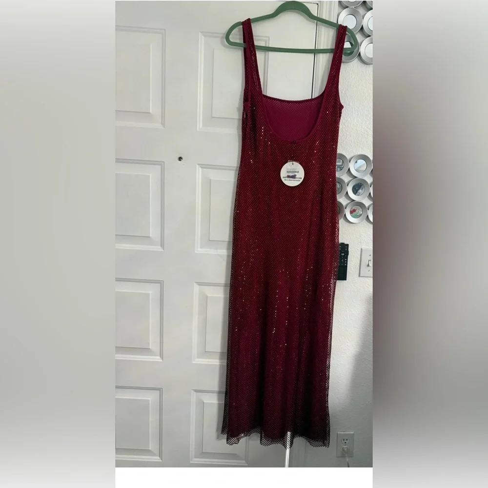 Stunning Red Sequin Maxi Dress - Picture 9 of 15